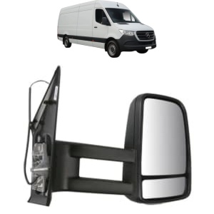 Oglinda Dreapta MERCEDES-BENZ SPRINTER 4-t Van (B907, B910) din 2018 - 2025, Auto, Reglaj manual, Completa - Img 2
