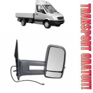 Oglinda Dreapta MERCEDES-BENZ SPRINTER 5-t Platform/Chassis (B906) din 2006 - 2019, Auto, Reglaj manual, Completa