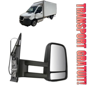 Oglinda Dreapta MERCEDES-BENZ SPRINTER 5-t Platform/Chassis (B907) din 2018 - 2022, Auto, Reglaj manual, Completa