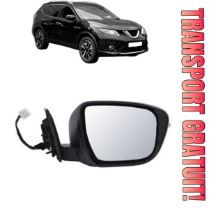 Oglinda Dreapta NISSAN X-TRAIL III (T32_, T32R, T32RR) din 2014 - 2021, Auto, Reglaj electric, Completa