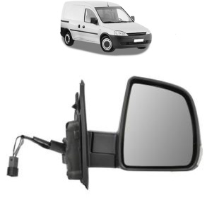 Oglinda Dreapta OPEL COMBO Box Body/MPV din 2001 - 2012, Auto, Reglaj mecanic, Completa - Img 2