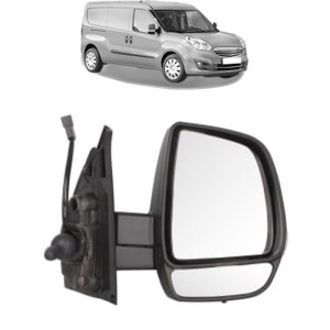 Oglinda Dreapta OPEL COMBO Box Body/MPV (X12) din 2012 - 2016, Auto, Reglaj mecanic, Completa - Img 2