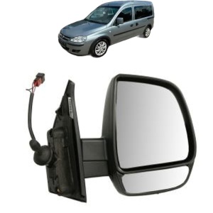 Oglinda Dreapta OPEL COMBO Tour din 2001 - 2011, Auto, Reglaj mecanic, Completa - Img 2