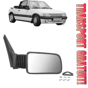 Oglinda Dreapta PEUGEOT 205 I Convertible (741B, 20D) din 1986 - 1994, Auto, Reglaj manual, Completa