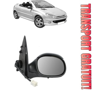 Oglinda Dreapta PEUGEOT 206 CC (2D) din 2000 - 2007, Auto, Reglaj electric, Completa