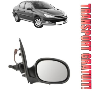 Oglinda Dreapta PEUGEOT 206 Saloon din 2007 - 2008, Auto, Reglaj mecanic, Completa