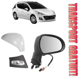 Oglinda Dreapta PEUGEOT 207 SW Estate Van (WK_) din 2007 - 2012, Auto, Reglaj electric, Completa