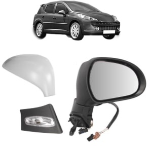 Oglinda Dreapta PEUGEOT 207 SW (WK_) din 2007 - 2013, Auto, Reglaj electric, Completa - Img 2