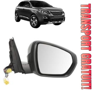 Oglinda Dreapta PEUGEOT 3008 Van (MR_, MC_, MJ_) din 2016 - 2018, Auto, Reglaj electric, Completa