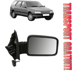 Oglinda Dreapta PEUGEOT 405 II Break (4E) din 1992 - 1997, Auto, Reglaj electric, Completa