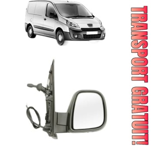 Oglinda Dreapta PEUGEOT EXPERT Van (VF3A_, VF3U_, VF3X_) din 2007 - 2016, Auto, Reglaj mecanic, Completa