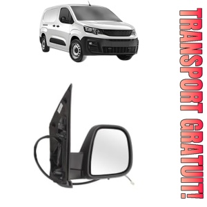 Oglinda Dreapta PEUGEOT PARTNER Box Body/MPV (K9) din 2018 - 2023, Auto, Reglaj electric, Completa