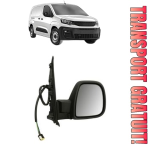 Oglinda Dreapta PEUGEOT PARTNER Box Body/MPV (K9) din 2018 - 2023, Auto, Reglaj electric, Completa