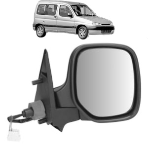 Oglinda Dreapta PEUGEOT PARTNER MPV (5_, G_) din 1996 - 2015, Auto, Reglaj mecanic, Completa - Img 2