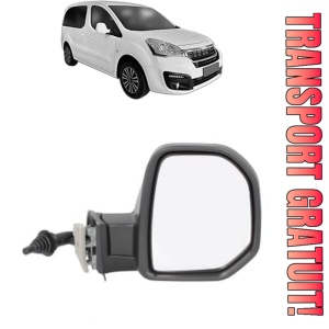 Oglinda Dreapta PEUGEOT PARTNER ORIGIN Box Body/MPV (G_) din 2008 - 2015, Auto, Reglaj mecanic, Completa