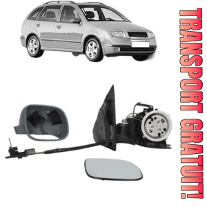 Oglinda Dreapta SKODA FABIA I Combi (6Y5) din 2000 - 2007, Auto, Reglaj mecanic, Completa