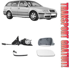 Oglinda Dreapta SKODA OCTAVIA I Combi (1U5) din 1998 - 2010, Auto, Reglaj mecanic, Completa