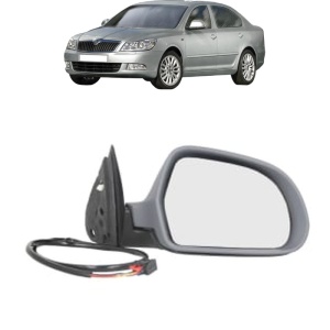 Oglinda Dreapta SKODA OCTAVIA II (1Z3) din 2004 - 2013, Auto, Reglaj electric, Completa - Img 2
