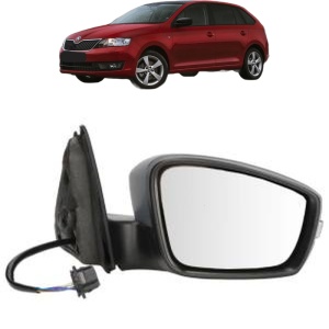 Oglinda Dreapta SKODA RAPID Spaceback (NH1) din 2012 - 2019, Auto, Reglaj electric, Completa - Img 2