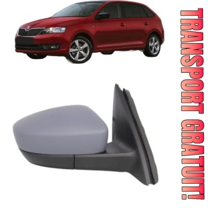 Oglinda Dreapta SKODA RAPID Spaceback (NH1) din 2012 - 2019, Auto, Reglaj electric, Completa