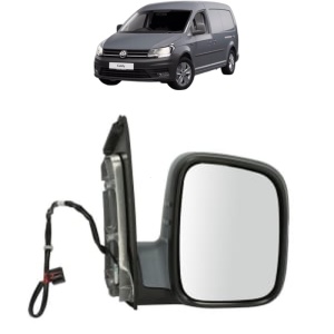 Oglinda Dreapta Volkswagen CADDY III Box Body/MPV (2KA, 2KH, 2CA, 2CH) din 2004 - 2015, Auto, Reglaj electric, Completa - Img 2