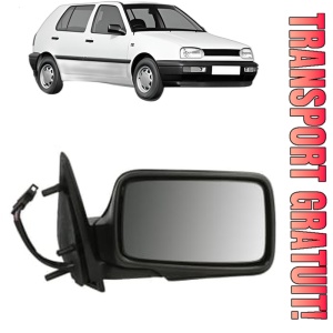 Oglinda Dreapta Volkswagen GOLF III (1H1) din 1991 - 1997, Auto, Reglaj electric, Completa