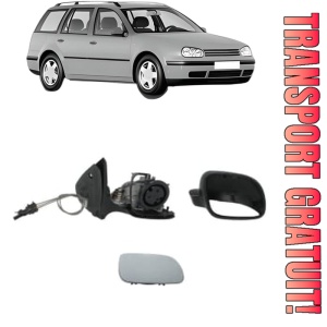 Oglinda Dreapta Volkswagen GOLF IV Variant (1J5) din 1999 - 2006, Auto, Reglaj mecanic, Completa