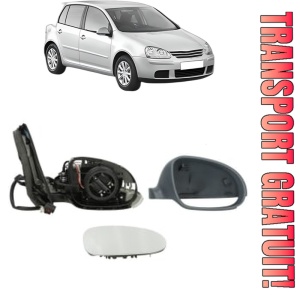 Oglinda Dreapta Volkswagen GOLF V (1K1) din 2003 - 2009, Auto, Reglaj electric, Completa
