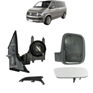 Oglinda Dreapta Volkswagen MULTIVAN T5 (7HM, 7HN, 7HF, 7EF, 7EM, 7EN) din 2003 - 2015, Auto, Reglaj manual, Completa - Img 2