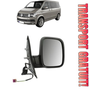 Oglinda Dreapta Volkswagen MULTIVAN T5 (7HM, 7HN, 7HF, 7EF, 7EM, 7EN) din 2003 - 2015, Auto, Reglaj electric, Completa