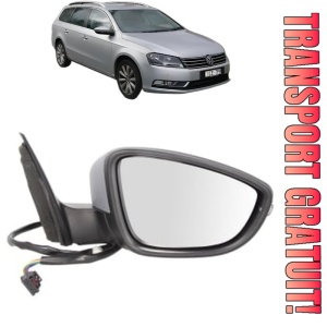 Oglinda Dreapta Volkswagen PASSAT B7 Estate Van (365) din 2011 - 2014, Auto, Reglaj electric, Completa