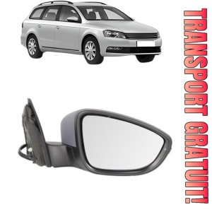 Oglinda Dreapta Volkswagen PASSAT B7 Variant (365) din 2010 - 2015, Auto, Reglaj electric, Completa