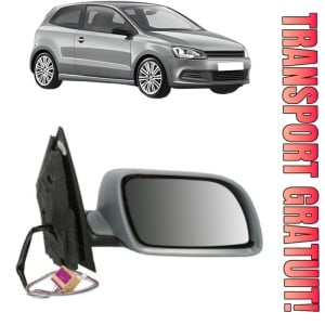 Oglinda Dreapta Volkswagen POLO V (6R1, 6C1) din 2009 - 2022, Auto, Reglaj electric, Completa