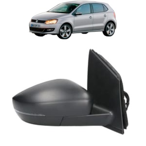 Oglinda Dreapta Volkswagen POLO V Hatchback Van (6R1, 6C1) din 2009 - 2014, Auto, Reglaj mecanic, Completa - Img 2