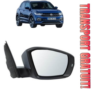 Oglinda Dreapta Volkswagen T-CROSS (C11, D31) din 2018 - 2020, Auto, Reglaj electric, Completa