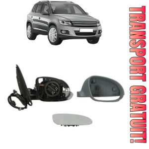 Oglinda Dreapta Volkswagen TIGUAN (5N_) din 2007 - 2018, Auto, Reglaj electric, Completa