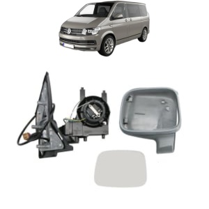Oglinda Dreapta Volkswagen TRANSPORTER T5 Bus (7HB, 7HJ, 7EB, 7EJ) din 2003 - 2015, Auto, Reglaj electric, Completa - Img 2