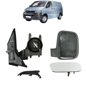 Oglinda Dreapta Volkswagen TRANSPORTER T5 Van (7HA, 7HH, 7EA, 7EH) din 2003 - 2015, Auto, Reglaj manual, Completa - Img 2