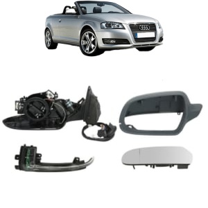 Oglinda Stanga AUDI A3 Convertible (8P7) din 2008 - 2013, Auto, Reglaj electric, Completa - Img 2