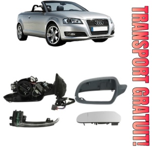 Oglinda Stanga AUDI A3 Convertible (8P7) din 2008 - 2013, Auto, Reglaj electric, Completa