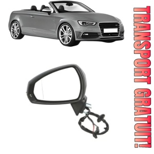 Oglinda Stanga AUDI A3 Convertible (8V7, 8VE) din 2013 - 2020, Auto, Reglaj electric, Completa