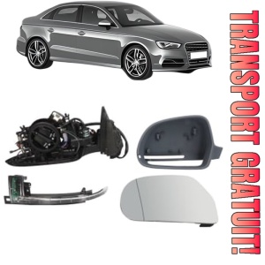 Oglinda Stanga AUDI A3 Limousine (8VS, 8VM) din 2013 - 2020, Auto, Reglaj electric, Completa