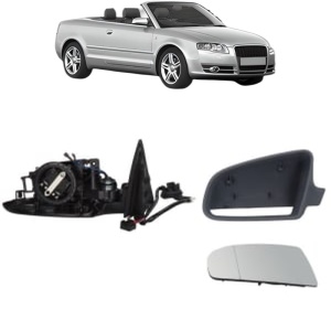 Oglinda Stanga AUDI A4 B6 Convertible (8H7) din 2002 - 2005, Auto, Reglaj electric, Completa - Img 2