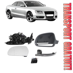 Oglinda Stanga AUDI A5 (8T3) din 2007 - 2017, Auto, Reglaj electric, Completa