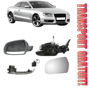 Oglinda Stanga AUDI A5 (8T3) din 2007 - 2017, Auto, Reglaj electric, Completa