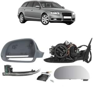 Oglinda Stanga AUDI A6 C6 Avant (4F5) din 2004 - 2011, Auto, Reglaj electric, Completa - Img 2