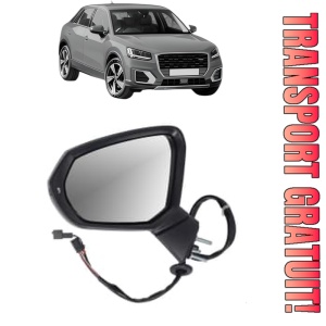 Oglinda Stanga AUDI Q2 (GAB, GAG) din 2016 - 2021, Auto, Reglaj electric, Completa
