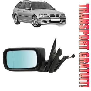 Oglinda Stanga BMW Seria 3 Touring (E46) din 1999 - 2005, Auto, Reglaj electric, Completa