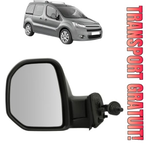 Oglinda Stanga CITROEN BERLINGO MULTISPACE (B9) din 2008 - 2021, Auto, Reglaj mecanic, Completa