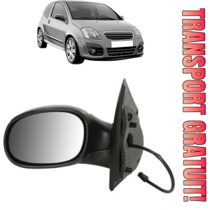 Oglinda Stanga CITROEN C2 (JM_) din 2003 - 2012, Auto, Reglaj electric, Completa